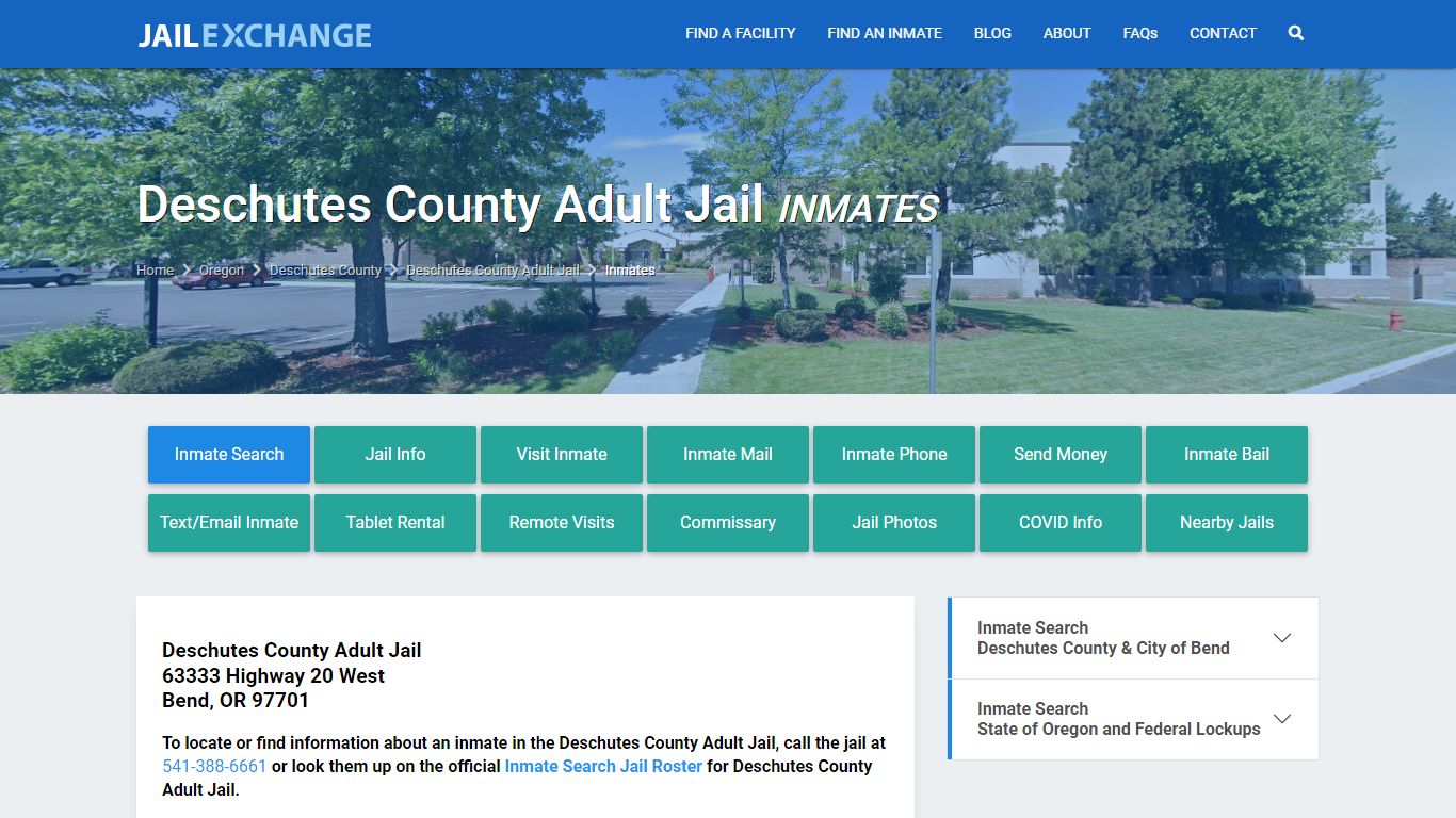 Deschutes County Jail Inmates | Arrests | Mugshots | OR