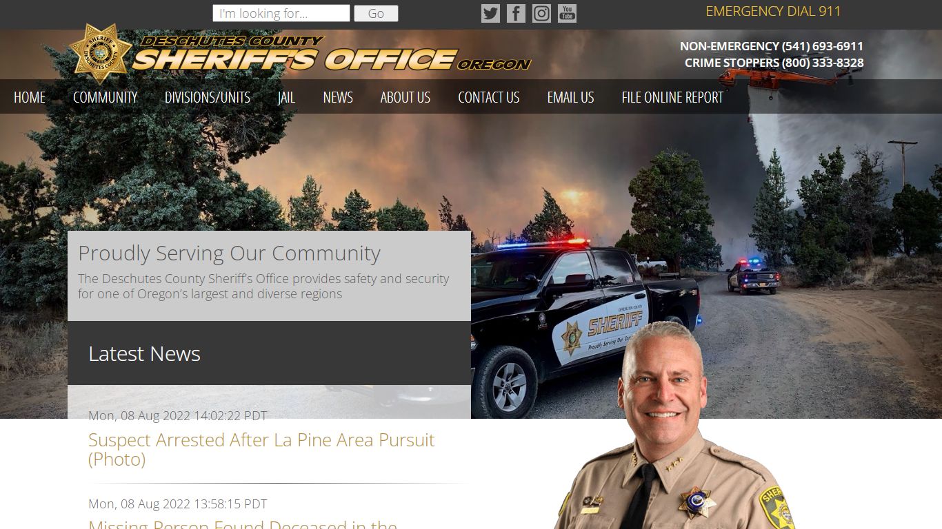 Home | Deschutes County Sheriff's Office in Oregon